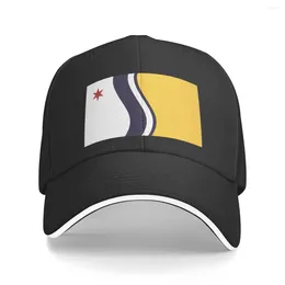 Ball Caps Flag Of South Bend Indiana Baseball Cap Beach Hat Man For The Sun Cute Women Men's