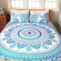 Tapestries Decor Mandala Tapestry Wall Hanging Hippie Throw Bohemian Ombre Bedspread 150x210cm