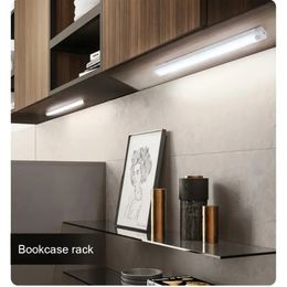New Smart Human Body Sensor Cabinet Lights Magnetic Suction Ultra-thin LED Sensor Lights, USB Rechargeable Lights, Suitable For Cabinets