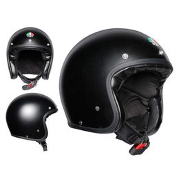Helmets Moto AGV Motorcycle Design Safety Comfort Agv X70 Crown Prince Motorcycle Commuter Half Clad 4/3 Helmet X9R5