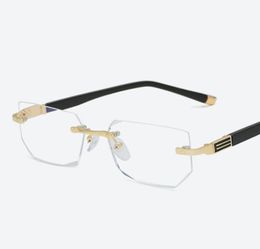 2021 Antiblue light Reading Eyeglasses Presbyopic Spectacles Clear Glass Lens Unisex Rimless Glasses Frame of Glasses Strength 12309888