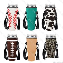 Drinkware Handle 40Oz Insation Cup Set Outdoor Sports Accompanying With A Diving Ingredients Cross -Pot Case Portable Water Drop Del Dh8Vq