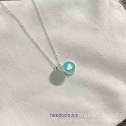 High Quality Tifannissm Stainless Steel Designer Necklace Jewellery T Family s925 Sterling Silver and Korean New Love Minimalist Have Original Box