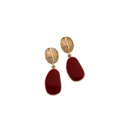 Stud Stud four earring stud earrings designer for women fashion Jewellery woman 18K gold plated blue red pink ear ring luxury jewelrys gifts accessories DS6B