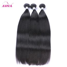 Wefts Brazilian Virgin Human Hair Weave Bundles TOP 8A Unprocessed Peruvian Malaysian Indian Cambodian Straight Remy Hair Extensions Nat