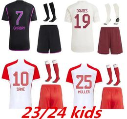 2023 2024 kids football kits home away soccer Jersey 999