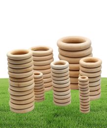 1000pcs lot 1570mm diy wooden beads connectors circles rings unfinished natural wood lead beads baby teething rings wooden rin1446998