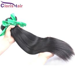 Wefts Popular 2 Bundles Raw Virgin Indian Silky Straight Hair Weave Bundles Unprocessed Human Hair Extensions Deals Natural Hair Weft Ca