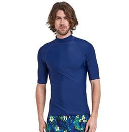 OnePiece Suits Men039s Long Sleeve Rash Guard UPF 50 UV Sun Protection Swim Surf Shirt For Men Lycra Basic Skin Wetsuit Tig5971465