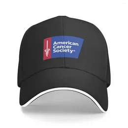 Ball Caps American Cancer Society Logo Baseball Cap Designer Hat Rave Drop In The Man Women's