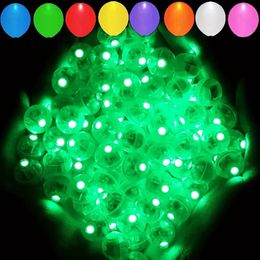 50pcs 7 Colours Balloon Lights, Long Standby Time Mini Ball Light, Round LED Flash Lamp For Party Wedding Birthday Festival New Year And Christmas & Halloween Decorations