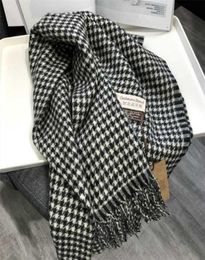 Winter scarf women autumn Luxury highquality wild cashmere long thick black white houndstooth warm Shawls scarves for 2111104086138