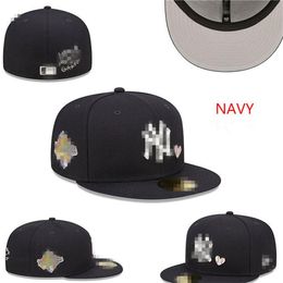 23 Colours Men Women Baseball Fitted Hats Sport Full Closed Designer Caps baseball cap Chapeau Stitched A Lettter Love Hustle T-3