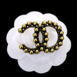 Designer Brooch Brand Letter Polka Dot Brooch Pins Crystal Brooches Jewelry Woman Accessories 20 Style