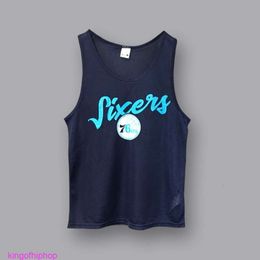 Fashion Clothing Sportswear Tops Rock Hip hop Tees TShirts New hiphop sleeveless vest men women with loose shoulder letters tshirt trendy br solid color fitness spor