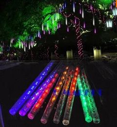 Strings IP65 waterproof 30CM 8pcs/set Meteor Shower Rain Tubes LED Light For Halloween Chrismas Party Wedding Tree Lighting Decoration Fre