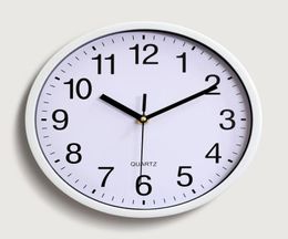 Wall Clocks Silent Clock Home Office Decor Watch White Black Red Fashion Round Style V13394782