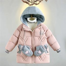 Jackets Children's Coat Year Christmas Girls Jacket Hoodie Overcoat Baby Girl Fleece Snowsuit