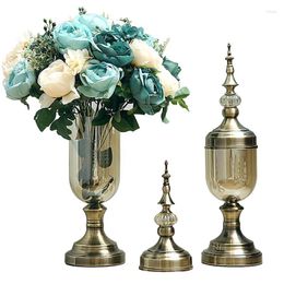 Vases Vase Decoration Living Room Dried Flower Arrangement Home Dining Table Modern Coffee TV Cabinet American