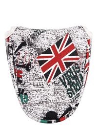 UK Flag Golf Mallet Putter Head Cover Red and White01234992764