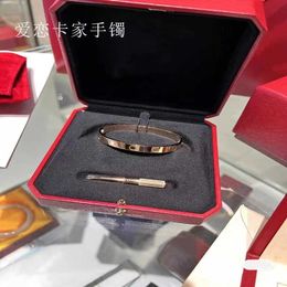 Designer Screw Bangle Bracelet Fashion Luxury Jewelrys Carer Original Trendy 18K Gold Diamond for Women Men Nail Bracelets Silver Jewelry Bracelet R3VR