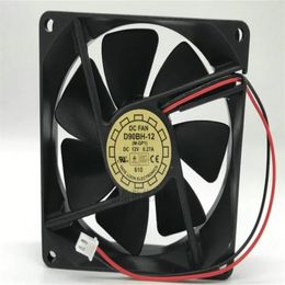 Coolings Original D90BH12 12V 0.27A 9025 9cm twowire chassis inverter cooling fan