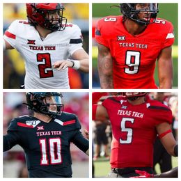 Customise Texas Tech TTU College Football Jersey any name any number Behren Morton Cameron Watts Tahj Brooks Armand Shyne Michael Crabtree Alan Bowman