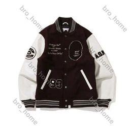 Autumn Winter Jackets for Men Saint Baseball Jacket Women Laurent Coat Men's Clothing Mens Jacket Brand l Vintage Bomber Coats Hip Hop Loose Varsity Jacket M917