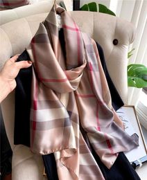 Whole Classic Designer Silk Scarves scarf Women Fashion Long Neck Winter Wool Scarfs Design Cashmere Scarve Male Warm Plaid Co1705514