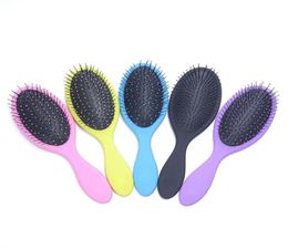 10pcslot Hair Comb Brush Salon Detangling Kids Gentle Women men Combs Wet Dry Bristles handle9533374