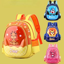 Children's School Bag Animal Small Backpack Ultra-light Toddler Knapsack 20L Preschool School Bag for Boys and Girls 240102