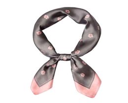 Paisley Women Silk Scarf Square Hijab Headband Design Print Luxury Spring Shawl Wraps Bandanas Foulard Female Hair Ribbon Sjaals Y4597397