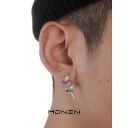 Stud Earrings 2024 Gothic Screw Piercing For Women Men Jewelry Party Birthday Gifts