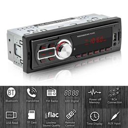 Radio VODOOL 1DIN Car Radios Stereo Bluetooth Audio Music MP3 Multimedia Player USB/TF/AUXIN Clock display 210625