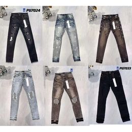 Back jeans for man purple jeans Denim Trousers Mens Purple Jeans Designer Jean men Pants Straight Design Retro Streetwear Casual Sweatpants Joggers Pant