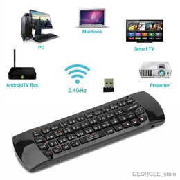 Cell Phone Keyboards Rii 2.4G Mini Wireless Keyboard Air Mouse Remote Control With Earphone For Smart TV Android TV Box Fire TV