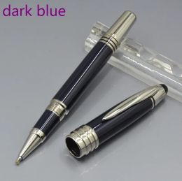 wholesale high quality JFK Dark Blue metal Roller ball Ballpoint / Fountain pen office stationery Promotion Write ink pens Gift