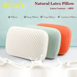 JFLEGAL Latex Pillow Natural Rubber Odorless Neck Pillow Sleep Does Not Collapse 85% Natural Travesseiro Latex Almohada Oreiller 240103
