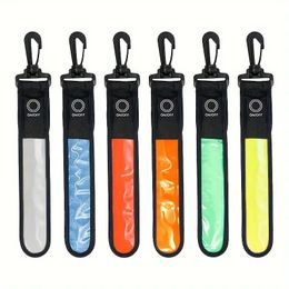 1pc Safety Reflective Glowing Pendant Light - 3 Modes Reflective Strap, Safety Reflective Strap, For Night Sports Running