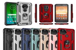 Shockproof Armour Kickstand Phone Cases Finger Magnetic Ring Holder AntiFall Cover For iPhone 14 Pro Max Google Pixel 7 Pro LG Sty6486004