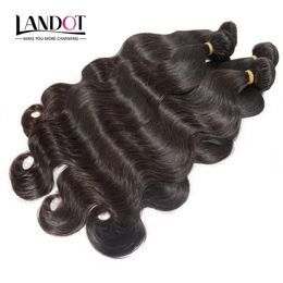 Wefts Best 10A Peruvian Indian Malaysian Brazilian Virgin Hair Body Wave 4 Bundles Lot Unprocessed Remy Human Hair Weaves Can Bleach UP