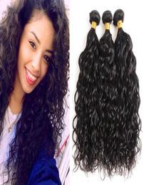Water Wave Bundles Brazilian Virgin Human Hair Extensions Remy Bundles Unprocessed Whole4233782