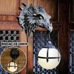 Decorations Garden Decorations LED Dragon Hanging Lamp Resin Process Soft Light Home Bar Hanging Ornaments Dinosaur Light Festival Dragon Hang