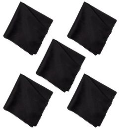 10pcs Black Glasses Cloth Microfiber Cleaner Cleaning Glasses Lens Clothes Eyewear Accessories7333332