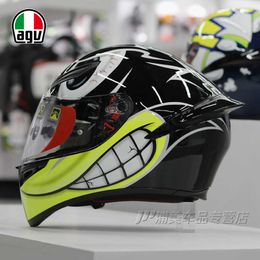 Helmets Moto AGV Motorcycle Design Safety Comfort Agv Full K1 Motorcycle Helmet Male Summer Female Bright Matte Black Commuting 2W2I