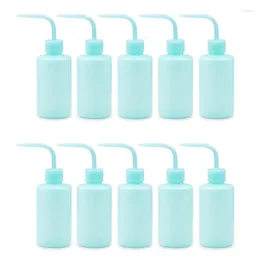 Storage Bottles 10 PCS 250Ml Wash Bottle Mouth Squeeze Watering Lab Plastic No Spill Bend