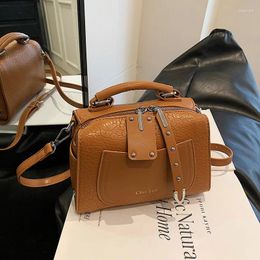 Evening Bags Women Soft Leather Handbag Luxury Designer Shoulder Crossbody Ladies Fashion Large Capacity Brand Messenger Sac Female Tote