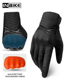 INBIKE Hard Shell Protection Motorcycle Gloves Men Shockproof Thicken TPR Palm Pad Motorbike for Riding Moto 2111247718985