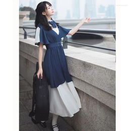 Party Dresses Women Clothing Academic Style 2024 Spring/Summer Fashion Gentle Long Dress Soft Super Xiansen Series Skirt