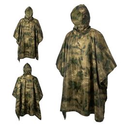 Jackets Man Military Impermeable Zipper Camo Raincoat Waterproof Rain Coat Men Raincoat Women Awning The Rain Motorcycle Rain Poncho